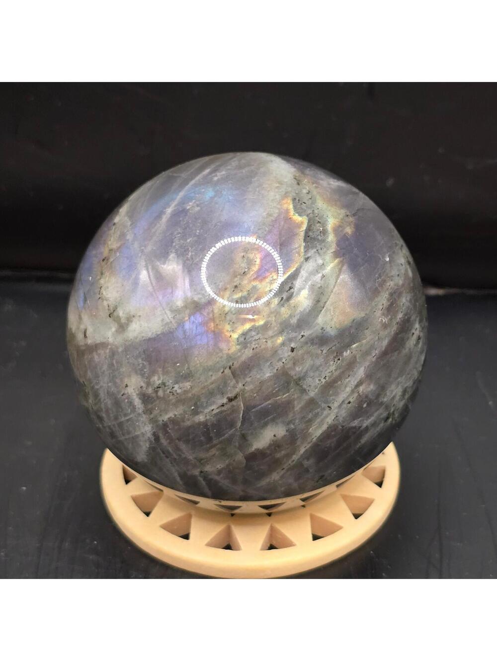 205. Purple Labradorite Sphere - 67mm